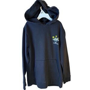 Vans Mooneyes Off The Wall Black Graphic Hoodie Kids Medium Pullover Sweatshirt